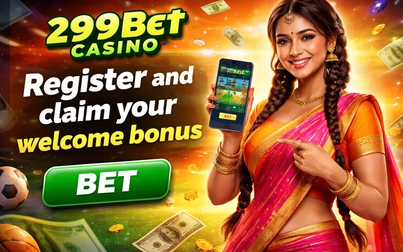 299Bet sportsbook banner with live betting options